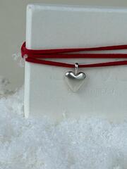 Подвеска сердце Большая любовь на шнурке