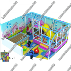 Детский игровой лабиринт "Куличи"