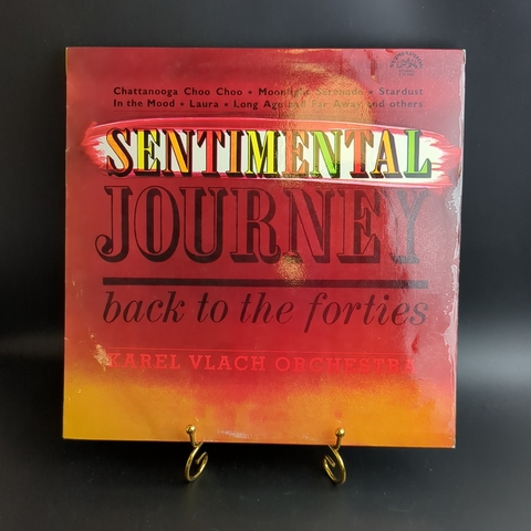 LP Karel Vlach Orchestra - Sentimental Journey. Карел Влах. Джаз. Виниловая пластинка 12 дюймов. Czechoslovakia 1974 год