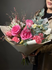 Сборный букет «Фламинго»