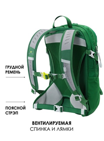 Картинка рюкзак туристический Nevo Rhino 9282-NW Viridity - 3