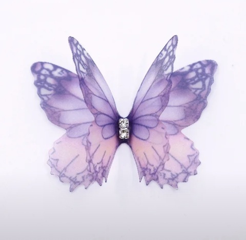 бабочки из органзы (2шт) 5*4 см