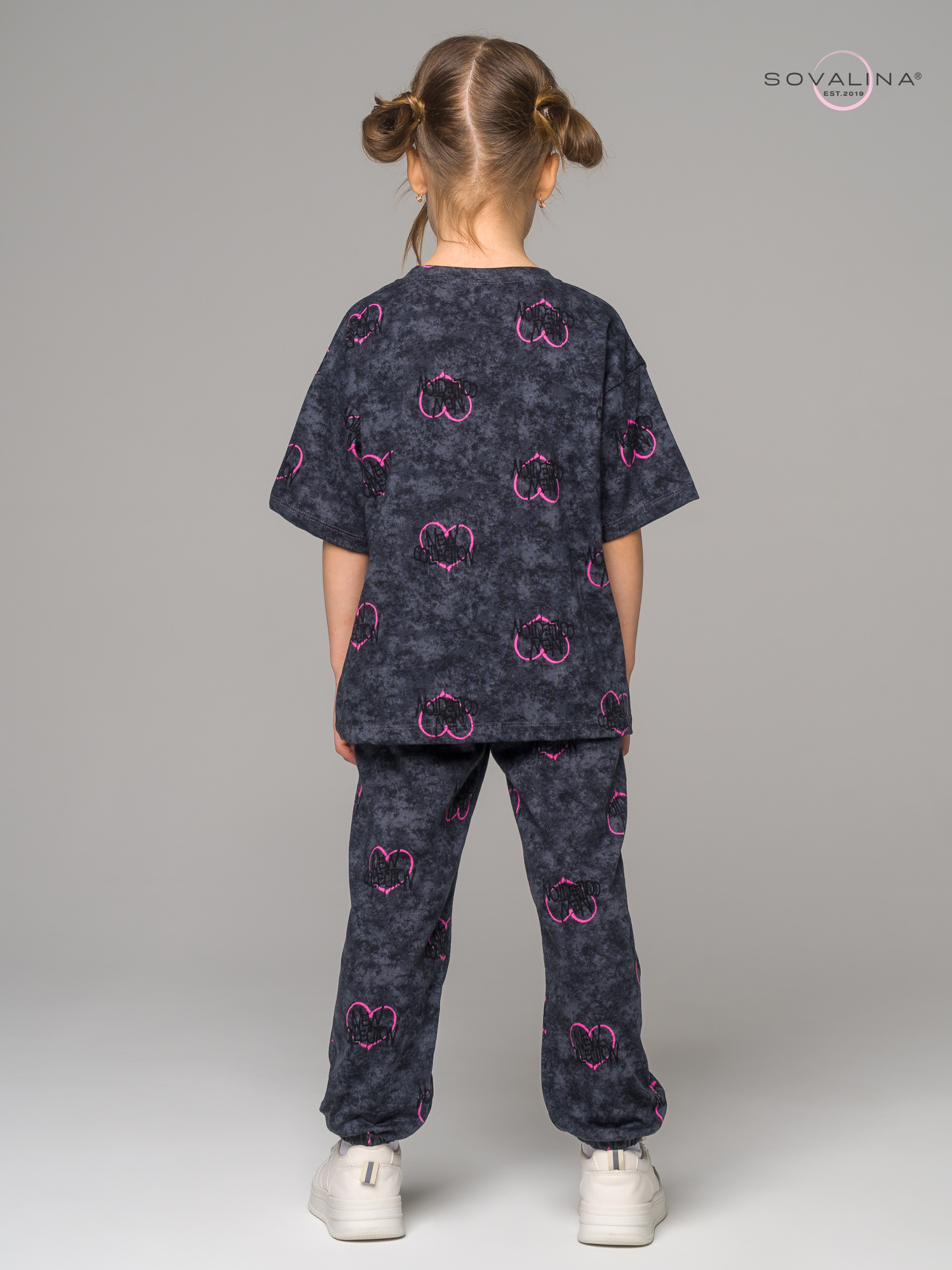 Костюм Daily girl варенка сердце фуксия mini