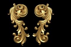 Силиконовый молд № 1967 Набор вензелей