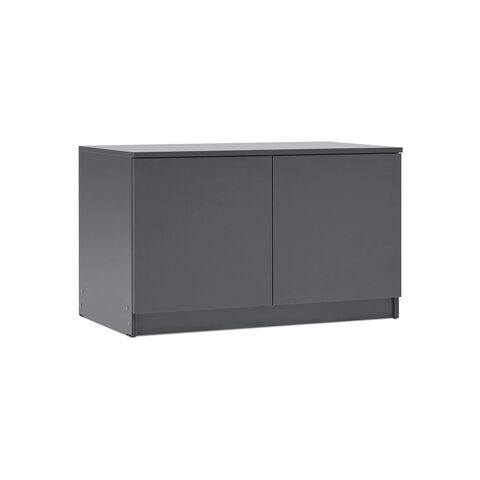 Челси Антресоль-тумба универсальная (Графит, графит)