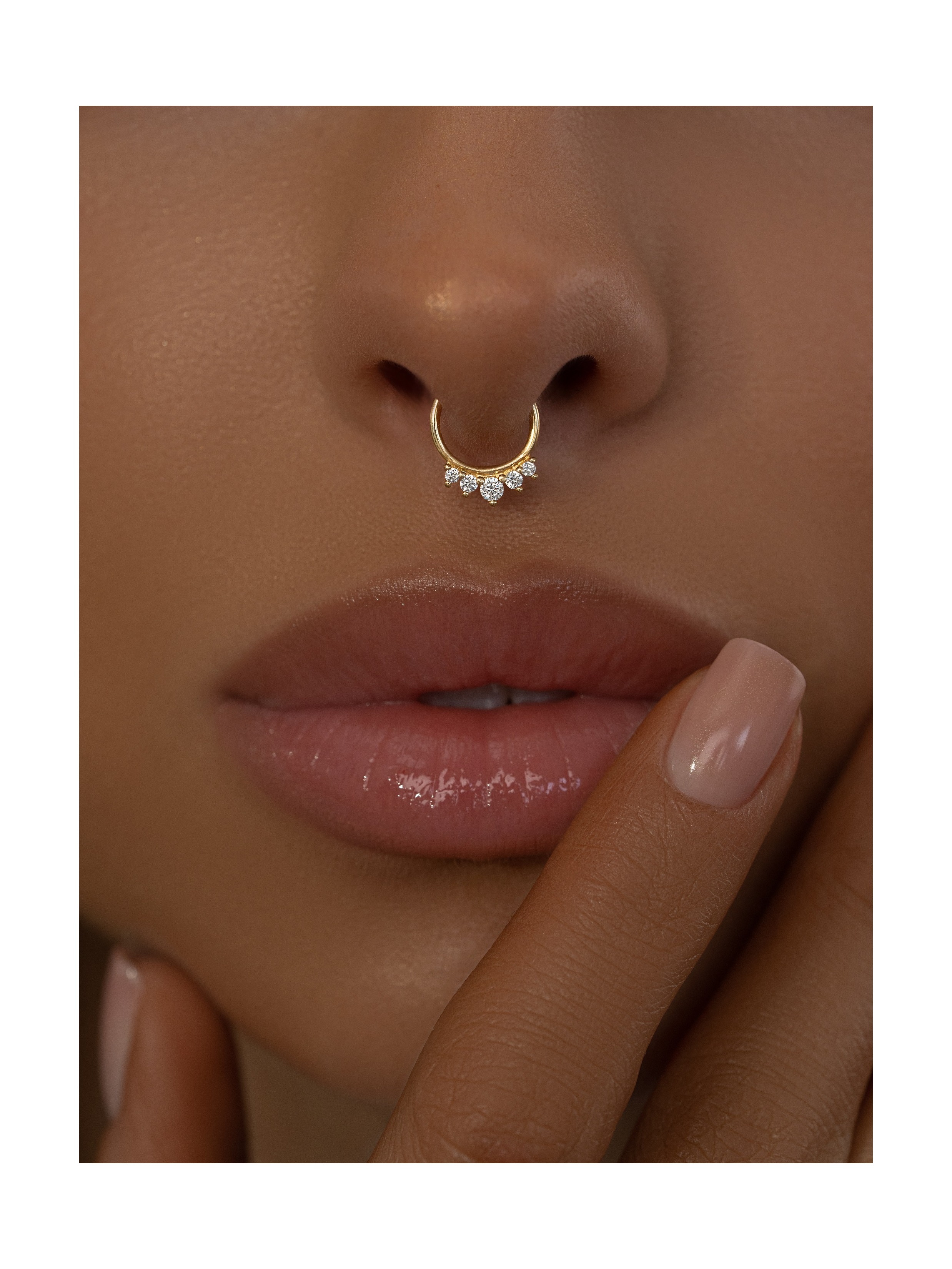 Кафф для носа Узор (Золочение)