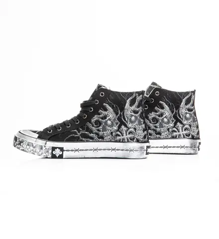 Affliction | Кеды Natural Rot Hi-Top Shoe A30796 левый бок