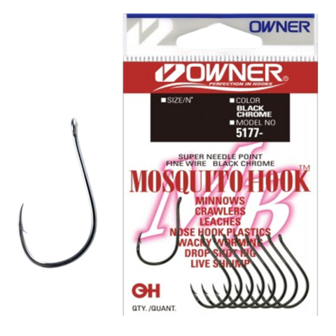 5177 № 10 Крючки OWNER Mosquito Hook / продажа от 5 уп.