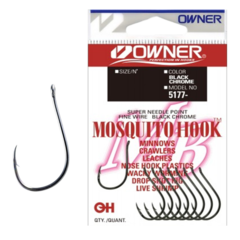 5177 № 10 Крючки OWNER Mosquito Hook / продажа от 5 уп.