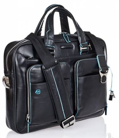 Сумка Piquadro Blue Square, чёрный, кожа натуральная (CA2849B2/N)