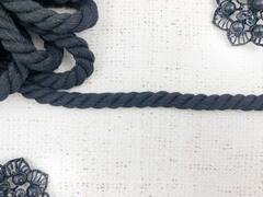 Веревка х/б крученая, d 8 мм, чёрный