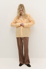 Брюки на резинке прямые