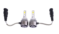 Комплект LED ламп головного света C6 H27, 12v (вентилятор)
