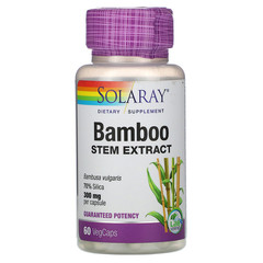 Solaray, Bamboo Stem Extract, 300 мг, 60 капсул VegCap