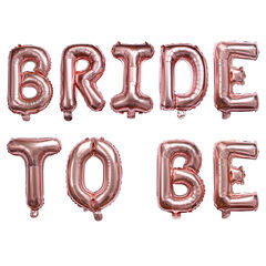 К Надпись, BRIDE TO BE (Будущая невеста), Розовый, 17