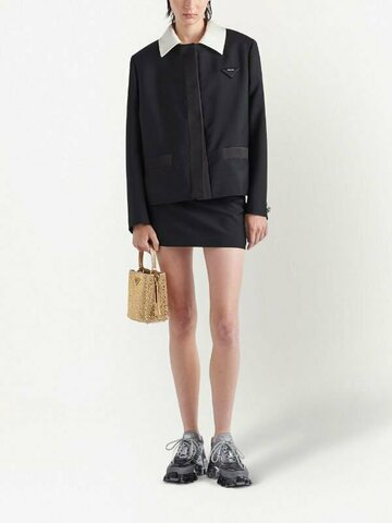 Мини-сумка Prada Duchess с кристаллами золотой