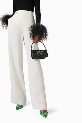 Маленькая сумка на плечо Valentino SM Locò с логотипом