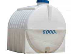 Ёмкость пластиковая пищевая АКПОЛ 5000 л. горизонтальная (170x182x202см;150кг;белый) - арт.555031