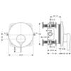 Смеситель встраиваемый на 1 потребителя Ideal Standard Melange A4719AA