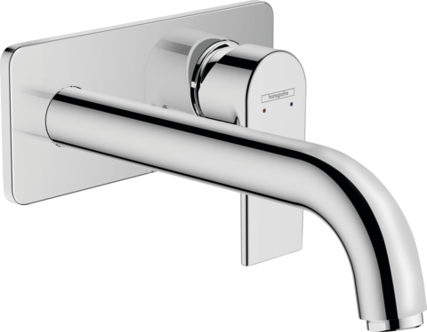 Смеситель для раковины, настенный, хром Hansgrohe Vernis Shape 71578000