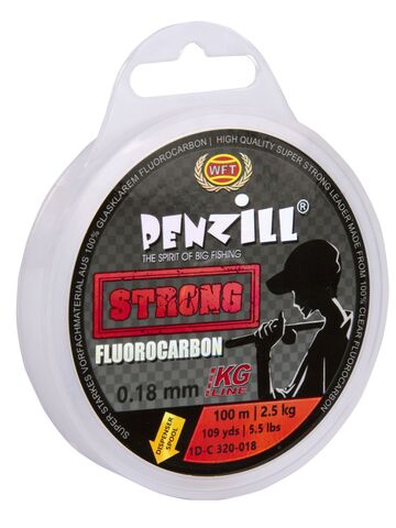 Леска монофильная WFT KG Penzill FLUOROCARBON Strong 100 м, 0.18 мм