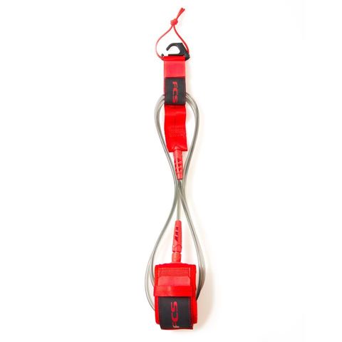 FCS 6' Regular Essential Leash Red