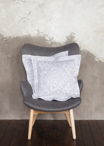 Наволочка декоративная 47x47 Luxberry Shabby серая