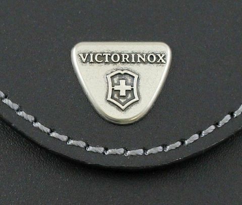 Чехол Victorinox для ножа Swiss Champ XAVT, кожаный, чёрный (4.0521.XAVT)