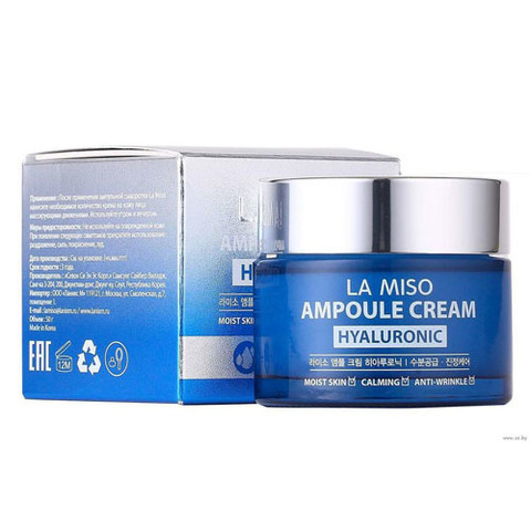 La Miso Ampoule Cream Hyaluronic - Ампульный крем для лица с гиалуроновой кислотой