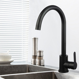 Смеситель для кухни WesnaArt EKO EKO05-110Black, черный