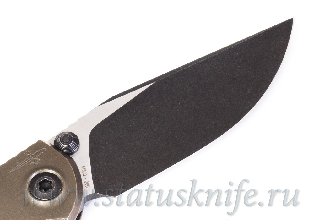 Нож CKF Sokosha Duotone  (A.Marfione, А.Малышев, М390, титан, карбон, циркути, цирконий)