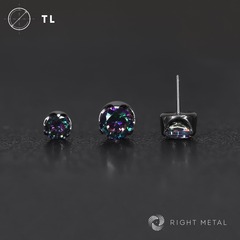 Flat Cubic Zirconia Mystic Topaz Б/Р