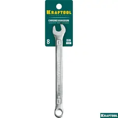 KRAFTOOL 8 мм, комбинированный гаечный ключ (27079-08)