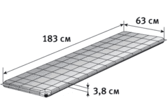 Купить недорого самонадувающийся туристический коврик Alexika Trekking 60