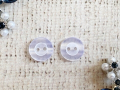 Пуговицы блузочные, d 1,1 см, белый