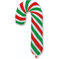 Фигура, Леденец трость, Красный/Зеленый 99см