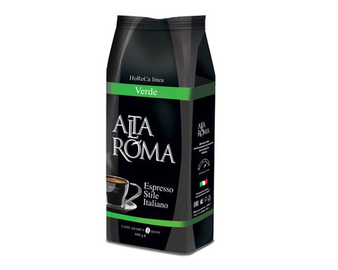 Кофе в зернах Alta Roma Verde, 1 кг (Альта Рома)