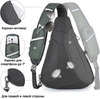Картинка рюкзак однолямочный Nevo Rhino 9070 Dark Gray - 2