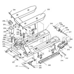 Тележка гидравлическая с весами Noblelift SAC 20H (2000 кг, 1150 мм, полиуретановые колеса)