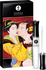 Возбуждающий блеск для губ Shunga со вкусом клубники и шампанского - Божественное удовольствие