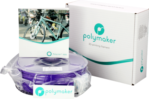 Пластик для 3D-принтера PolyMaker PolyLite ABS, 1.75 мм, 1 кг, Фиолетовый