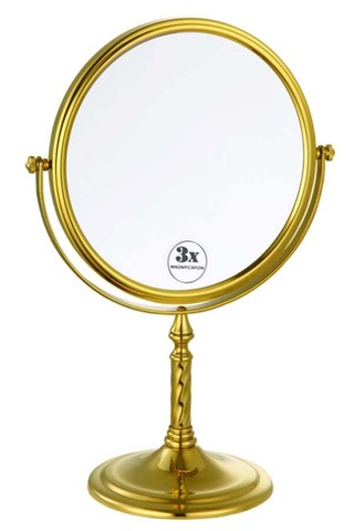 Зеркало настольное Imperiale двустороннее, с троекратным увеличением Boheme 504