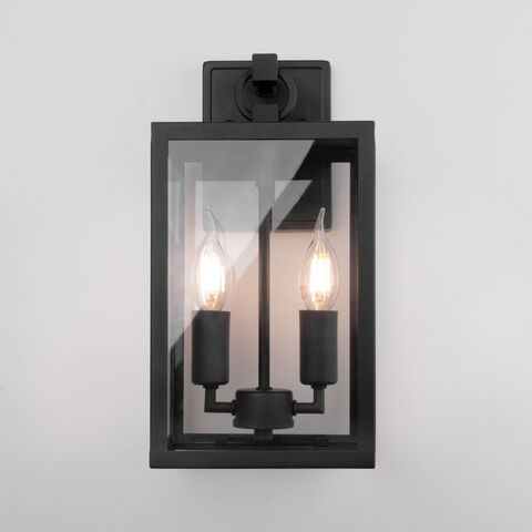 Уличный настенный светильник 35150/D Candle D чёрный