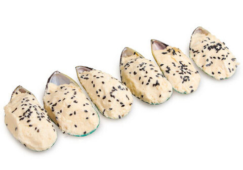 Мидии в раковине в сырно-чесночном соусе, 300г