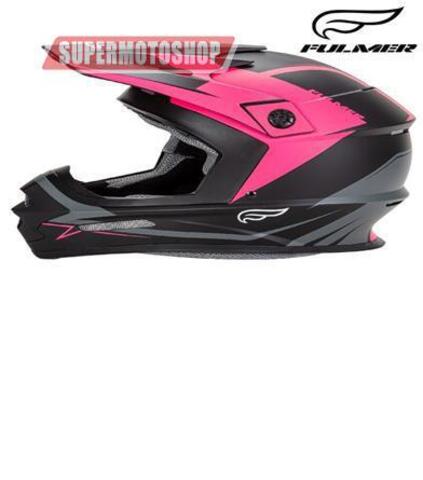 Шлем кроссовый FULMER 204/MPX черный/розовый (55-56CM) S
