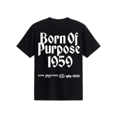 Футболка Alpha Industries Born Of Purpose Tee Black (Черный)
