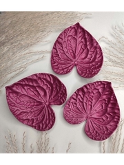 Молд пластиковый лепесток Антуриум (средний) 10,5 х 10,5 см