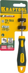 KRAFTOOL Х-Drive, TX HOLE8 x 60, отвертка (250077-8-060)