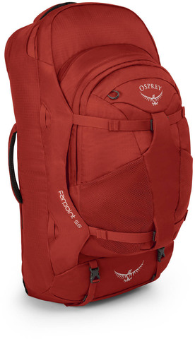 Картинка рюкзак для путешествий Osprey Farpoint 55 Jasper Red - 1