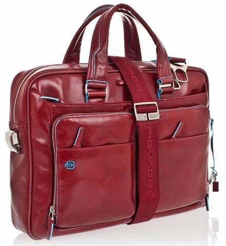 Сумка Piquadro Blue Square, красный, кожа натуральная (CA2849B2/R)